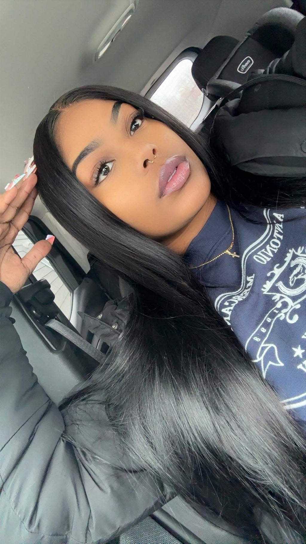 STRAIGHT FRONTAL WIG
